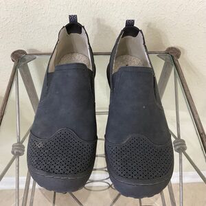 JBU LENA Shoes women’s size 8.5 Comfort shoes Black Elastic Gusset Memory Foam